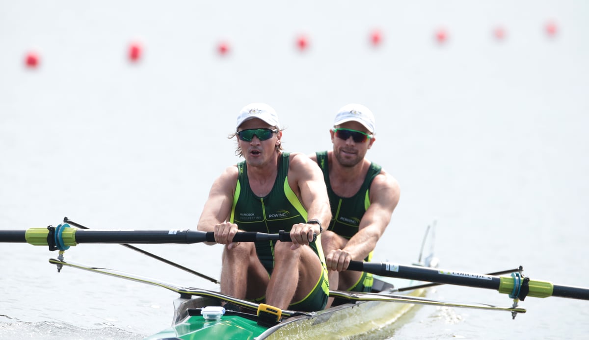 Alex Hill and Josh Booth in the Mens Pair in 2019